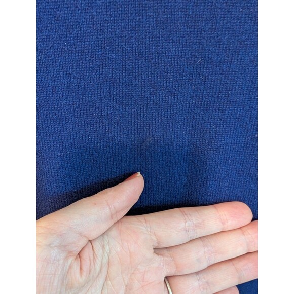 Lands' End 100% Cashmere Short Sleeve Sweater Women's Medium Purple Minimalist - Picture 6 of 9